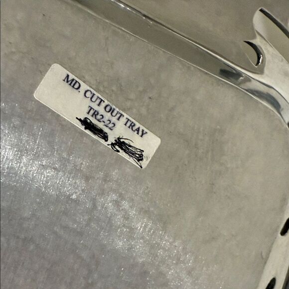 Holland Boone Polished Pewter Lead Tarnish Free Rectangular Tray 12 2/4 X 19 - Picture 7 of 12